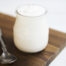 yogurt on the table
