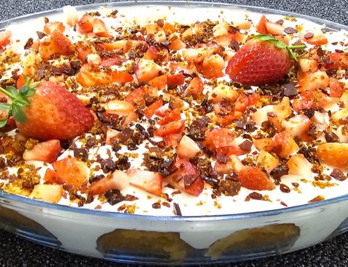 Creamy Strawberry Banana Dessert