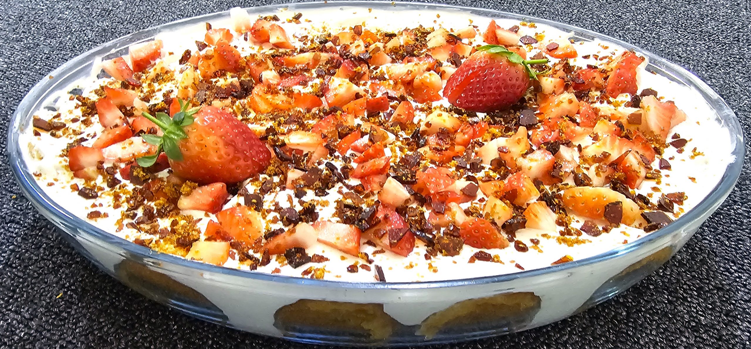 strawberry and banana dessert