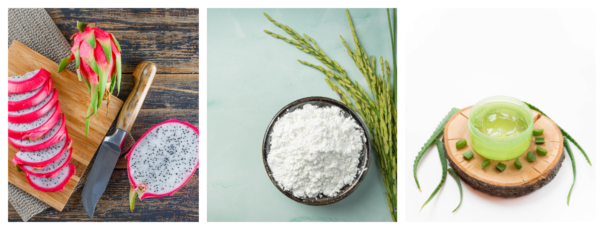 FotoJet (15) dragon fruit, rice powder and aloe vera gel