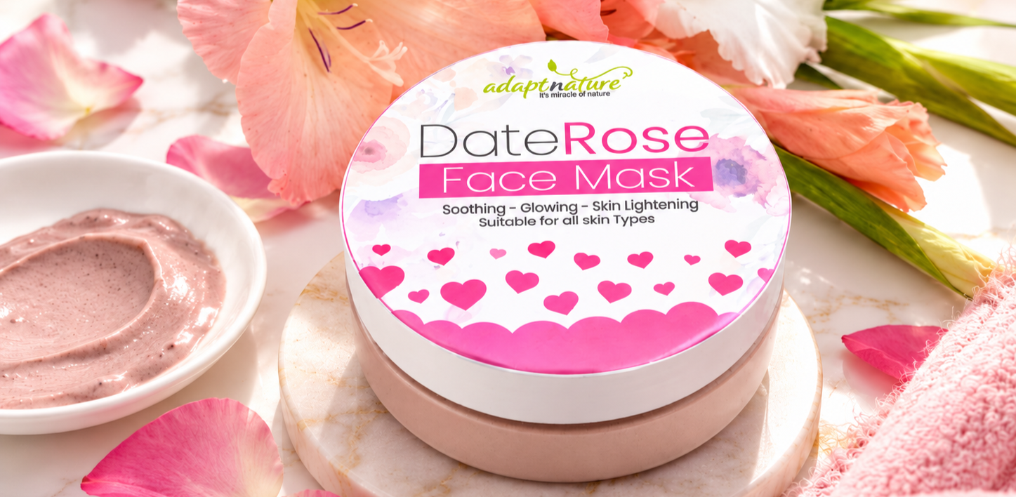 Adapt Nature Date Rose Face Mask
